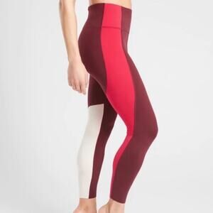Athleta Elation Colorblock 7/8 High Rise Tights